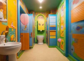 儿童卫生间标识、儿童卫生间尺寸标准