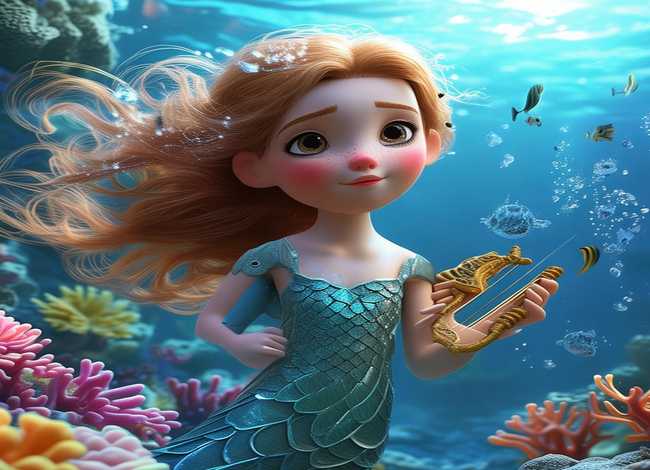 儿童故事美人鱼的故事完整版、美人鱼的故事幼儿故事