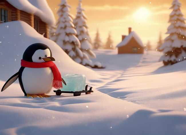 儿童故事企鹅寄冰的故事 - 幼儿故事企鹅寄冰