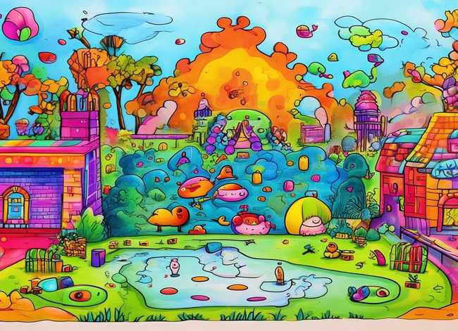 寓言故事简笔画彩色；寓言故事简笔画带色彩,简单又好看