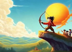 后羿射日儿童故事，后羿射日的故事幼儿