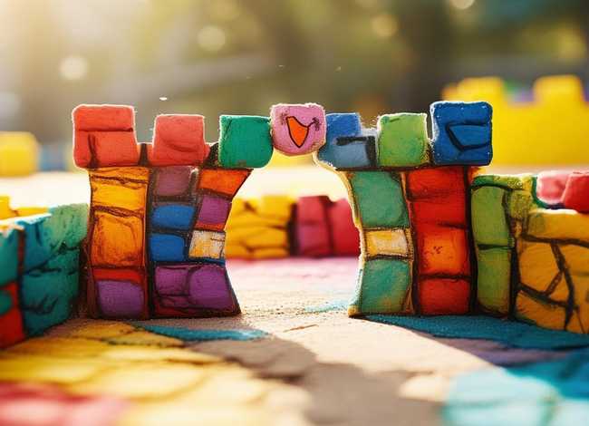 儿童城门简笔画；城门城墙儿童画简笔画