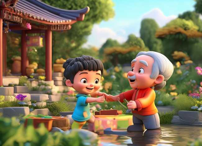 儿童孝道故事教育动画片，中国孝道故事动画片