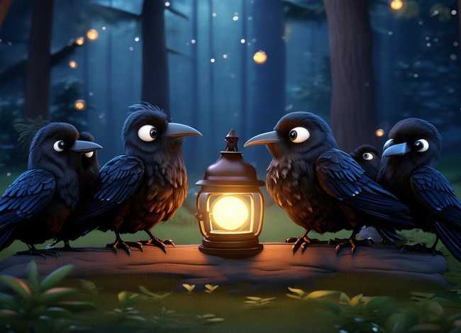 6至7岁儿童睡前故事乌鸦 - 幼儿睡前故事七只乌鸦