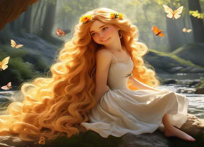 金发公主儿童故事 - 很好听的公主故事金发妹