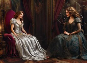 好公主和坏公主的故事；坏公主和好公主的故事睡前故事