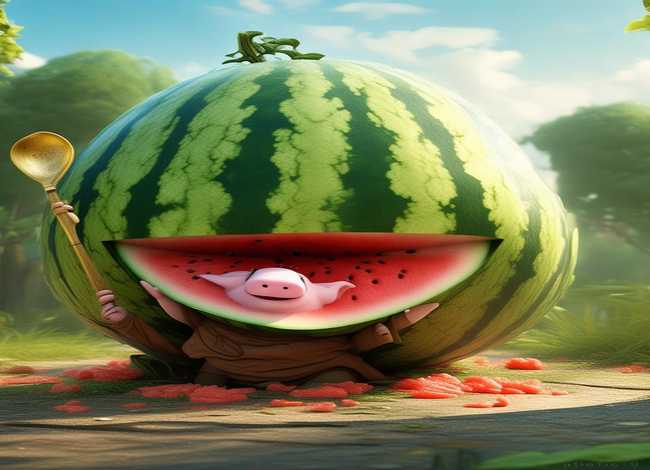 猪八戒吃西瓜的故事 猪八戒吃西瓜的故事说明了什么道理 猪八戒吃西瓜的故事 猪八戒吃西瓜的故事说明了什么道理