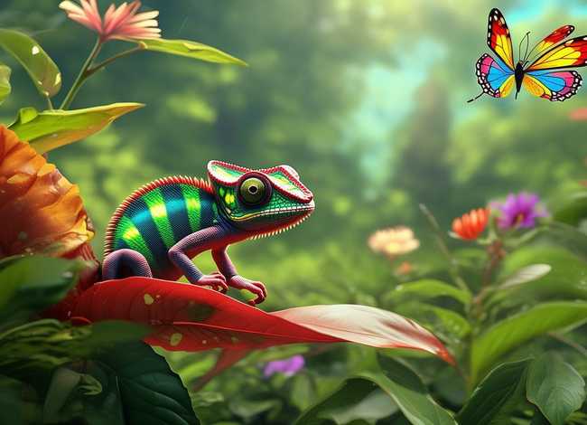 小变色龙的故事 小变色龙的故事内容