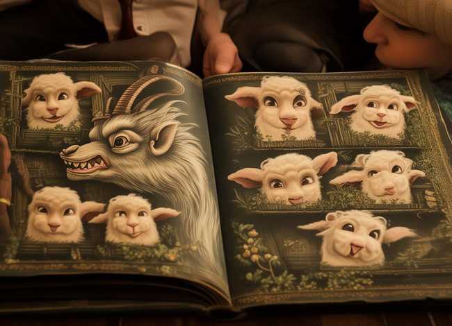 宝宝睡前故事,狼与七只小山羊的故事；宝宝睡前故事,狼与七只小山羊的故事内容