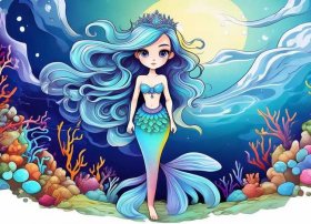 海的女儿童话插图简笔画（海的女儿童话插图简笔画怎么画）