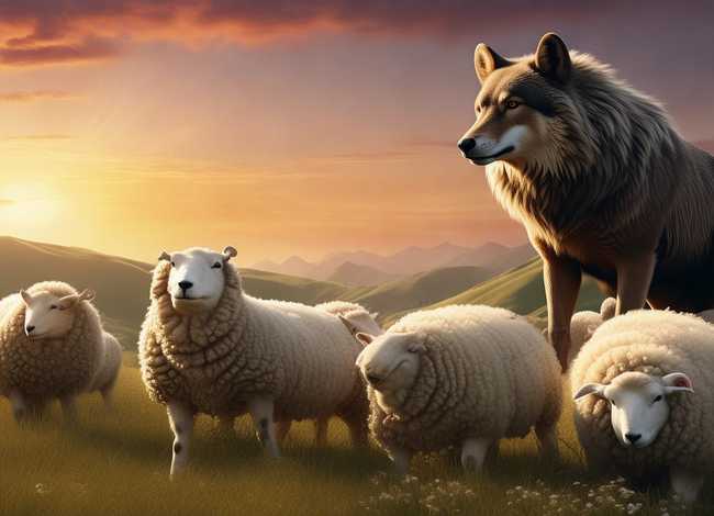 给我讲羊和狼的故事、给我讲羊和狼的故事英语
