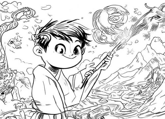 神笔马良儿童故事梗概，神笔马良 故事梗概