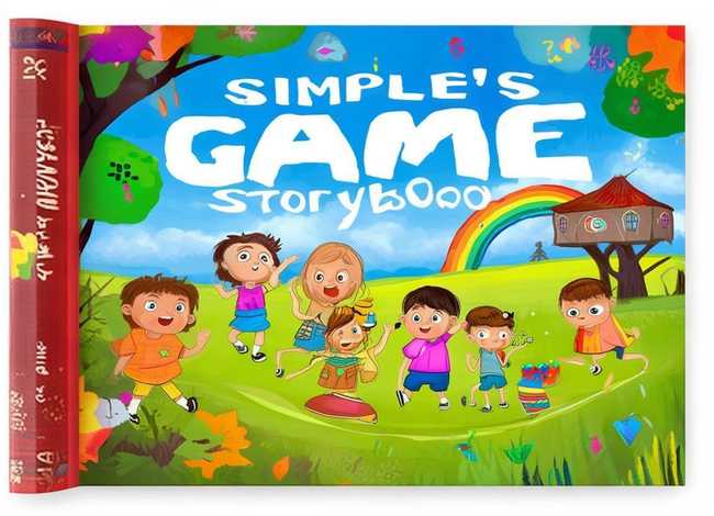 儿童游戏故事书简单又漂亮，幼儿游戏故事书