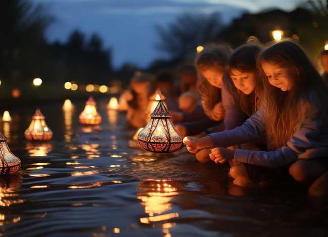 放河灯的日子儿童故事、放河灯的日子读后感是什么