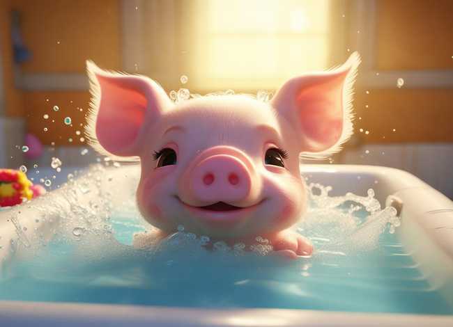小猪爱洗澡绘本、小猪爱洗澡绘本的好处和坏处