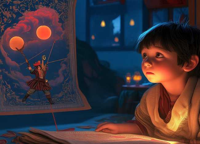 儿童睡前故事后羿射日，后羿射日的睡前故事
