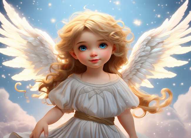 儿童天使图片，儿童天使图片头像