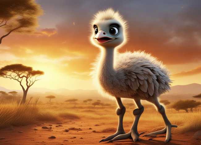 鸵鸟小故事（鸵鸟小故事一百字）