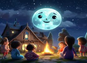 月亮的儿童故事简短 - 月亮的故事简短幼儿园