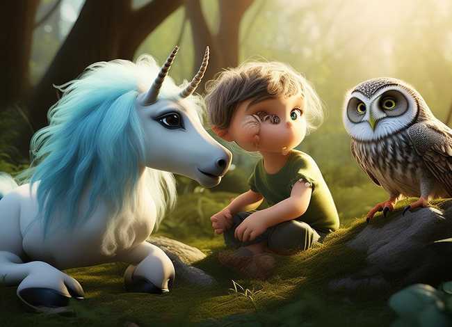 儿童故事一副画 一个儿童故事一幅画