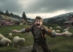 狼来了儿童故事完整版文字；少儿故事狼来了完整版