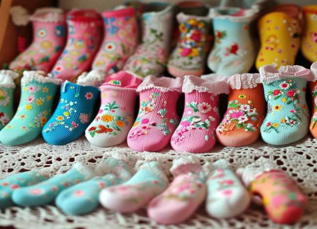 儿童丝袜短花边、儿童花边袜子大全