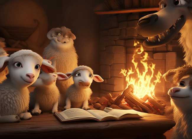 狼和七只小羊儿童睡前故事文字 狼和七只小羊的睡前故事 狼和七只小羊儿童睡前故事文字 狼和七只小羊的睡前故事