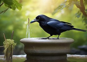 乌鸦喝水儿童故事提问、乌鸦喝水的故事可以想孩子提出啥问题