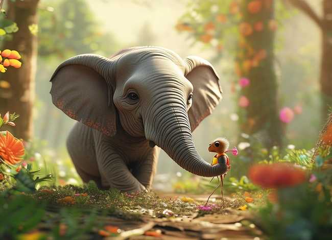 儿童故事蚂蚁和大象（幼儿故事蚂蚁和大象）