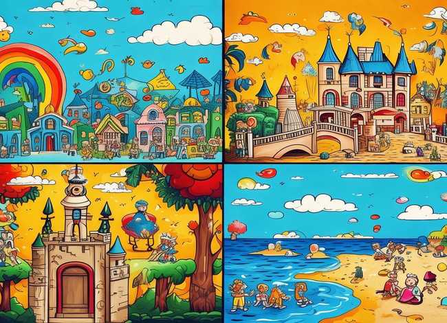 儿童手绘故事；幼儿手绘画故事4图