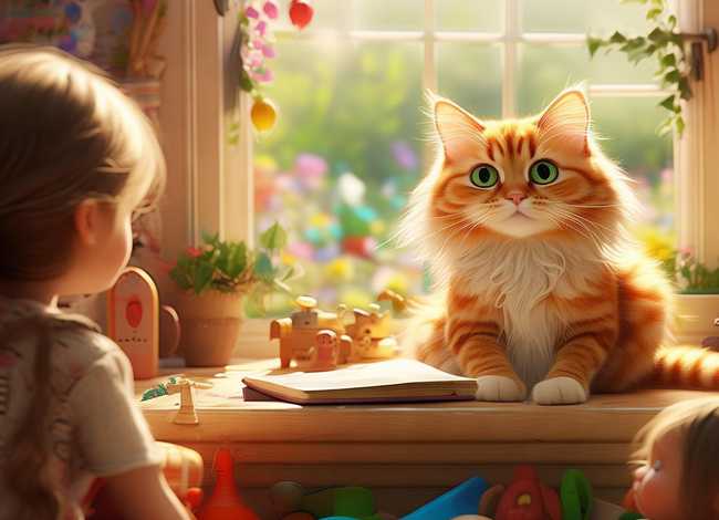 关于猫的故事儿童故事 - 有关猫的幼儿故事