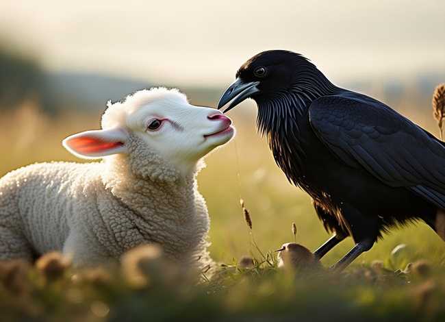 小羊跪乳乌鸦反哺故事 - 小羊跪乳和乌鸦反哺的故事