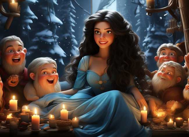 白雪公主和七个小矮人的故事文字；白雪公主和七个小矮人的故事文字版