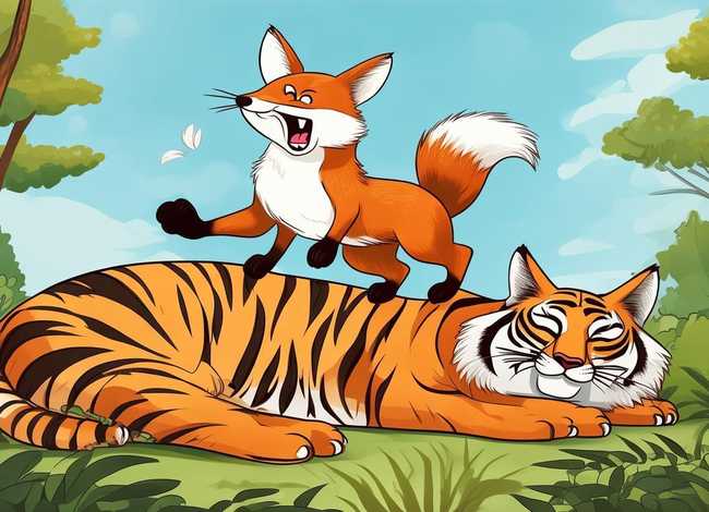 儿童故事狐假虎威完整版 故事狐假虎威完整版绘本