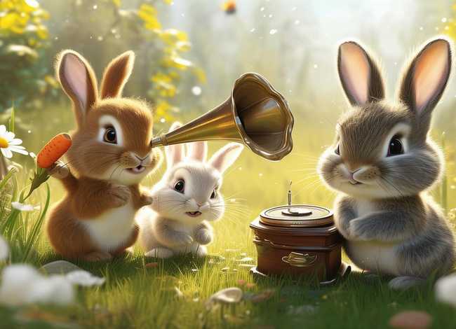 三只小兔子的故事；三只小兔子的故事在线听