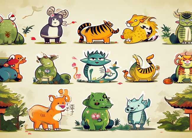 十二生肖的故事简单点的，十二生肖的故事简单点的画