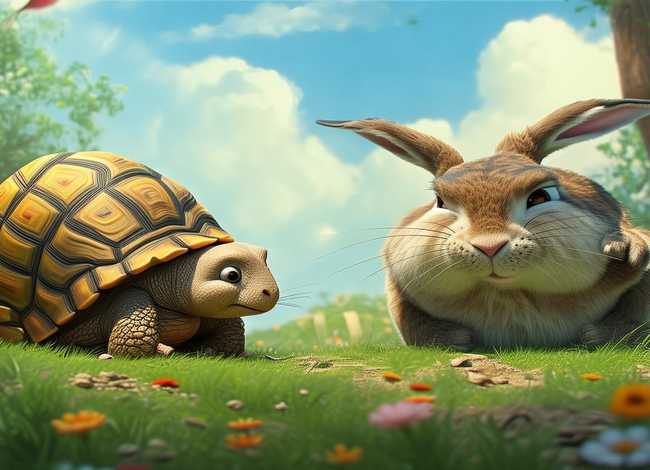 幼儿故事龟兔赛跑视频（幼儿故事龟兔赛跑视频教学）