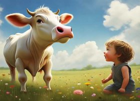 奶牛故事幼儿 - 关于奶牛的幼儿故事