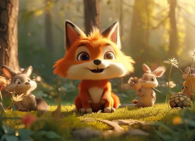 儿童动物狐狸故事、狐狸和动物们的故事 儿童动物狐狸故事、狐狸和动物们的故事