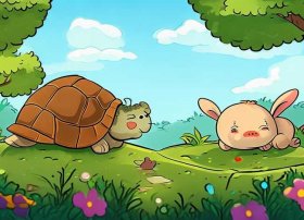 龟兔赛跑儿童故事大全 - 龟兔赛跑的故事 幼儿 视频播放
