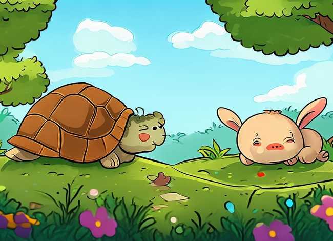 龟兔赛跑儿童故事大全 - 龟兔赛跑的故事 幼儿 视频播放