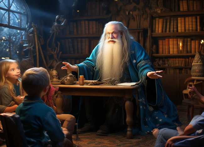 儿童故事巫师；巫师讲故事