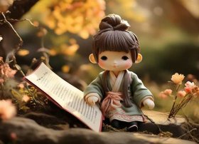 儿童诗经故事玩偶，诗经讲故事