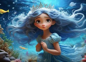 儿童版海的女儿童话故事完整版 - 少儿故事海的女儿