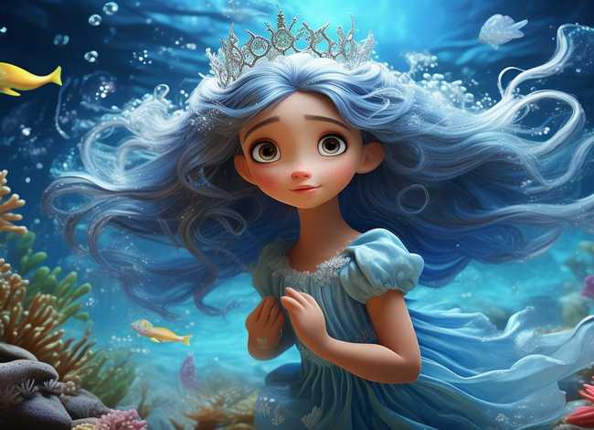 儿童版海的女儿童话故事完整版 - 少儿故事海的女儿