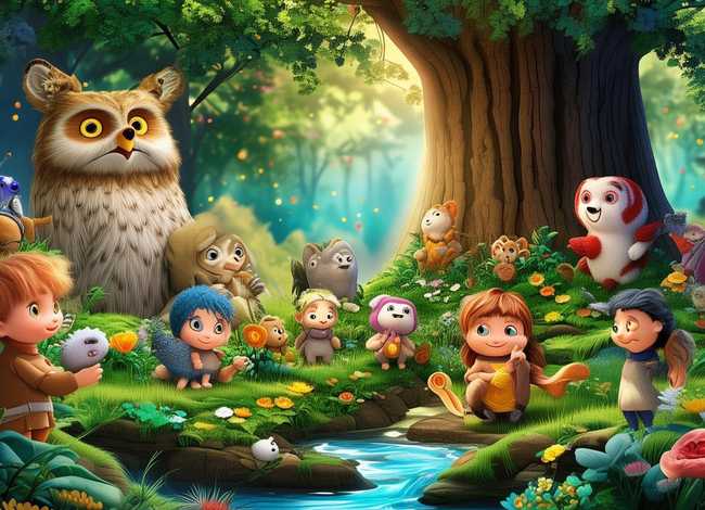 动物世界儿童故事1500字 - 动物世界的故事文字版