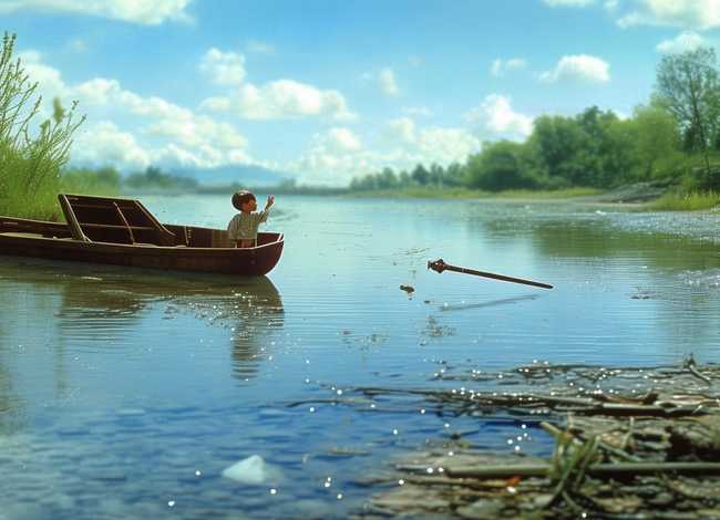 刻舟求剑少儿故事（刻舟求剑幼儿故事）