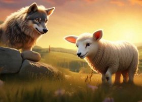 羊和狼的故事儿童故事、羊和狼的故事文字