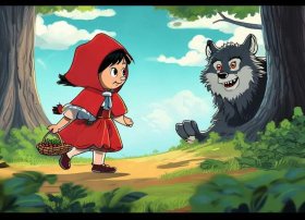 小红帽与大灰狼的故事视频（小红帽与大灰狼的故事视频动画）