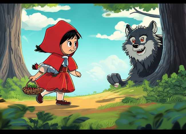 小红帽与大灰狼的故事视频（小红帽与大灰狼的故事视频动画）